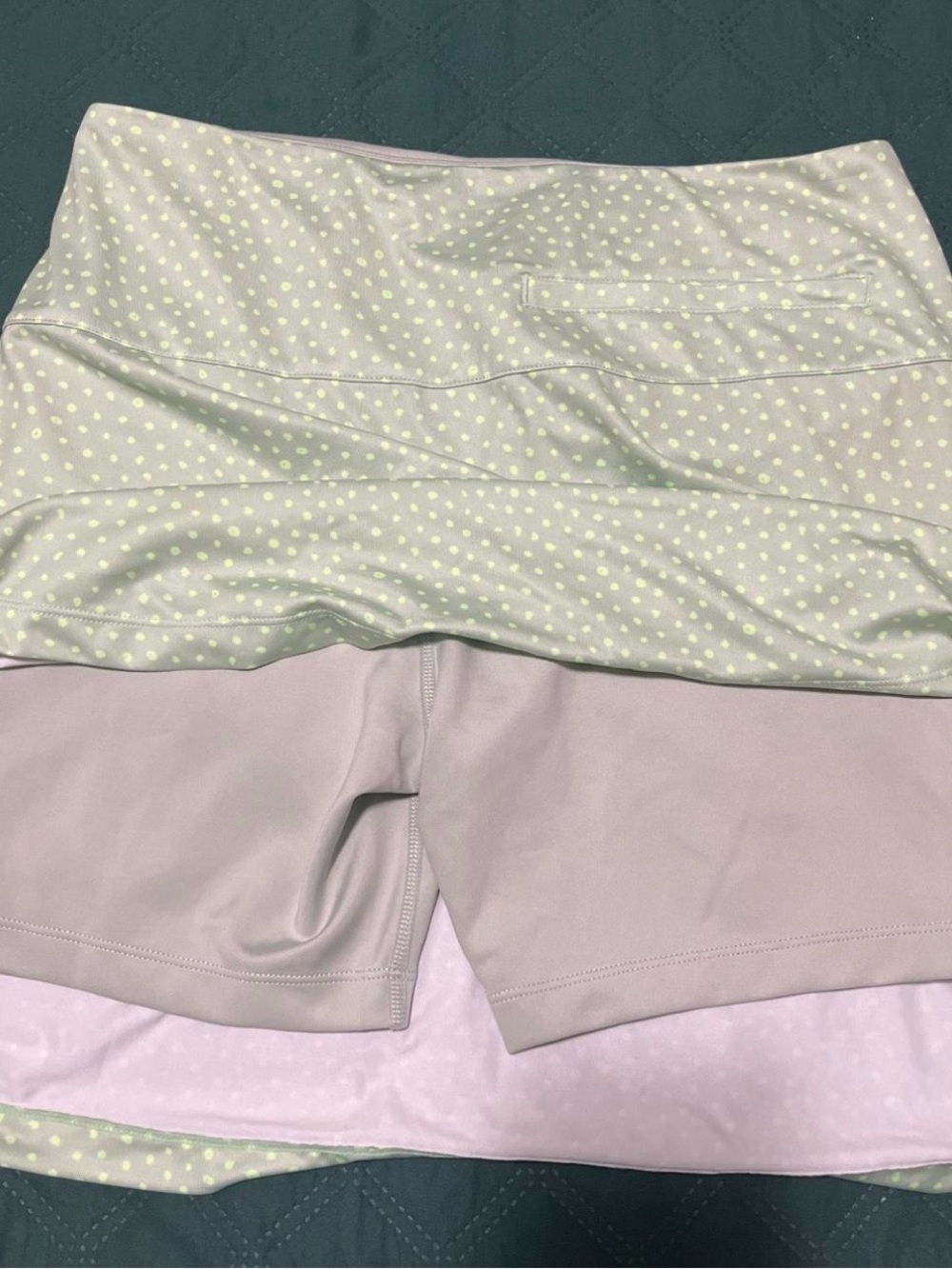 Nike Mint Green Polka Dot Tennis/Golf Skort - Picture 4 of 4